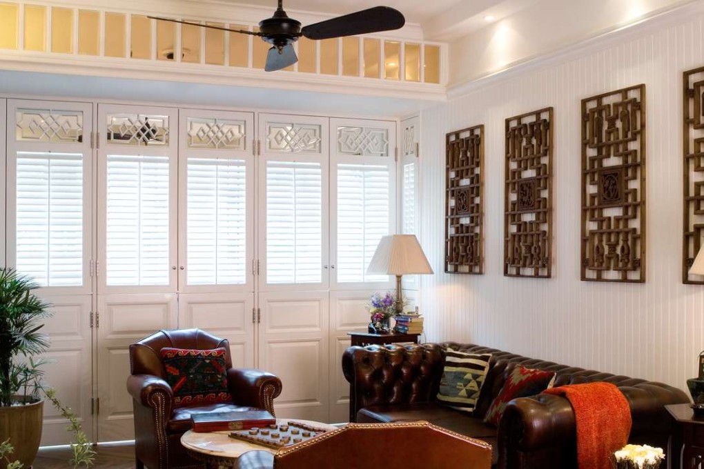 Apartment O in Causeway Bay boasts Chinese-style decorations.