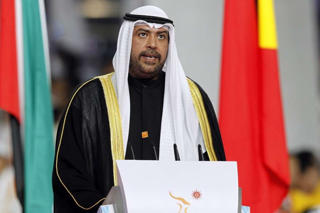 President of the Olympic Council of Asia Sheik Ahmad Al Fahad Al Sabah in November 2010. Photo: AP