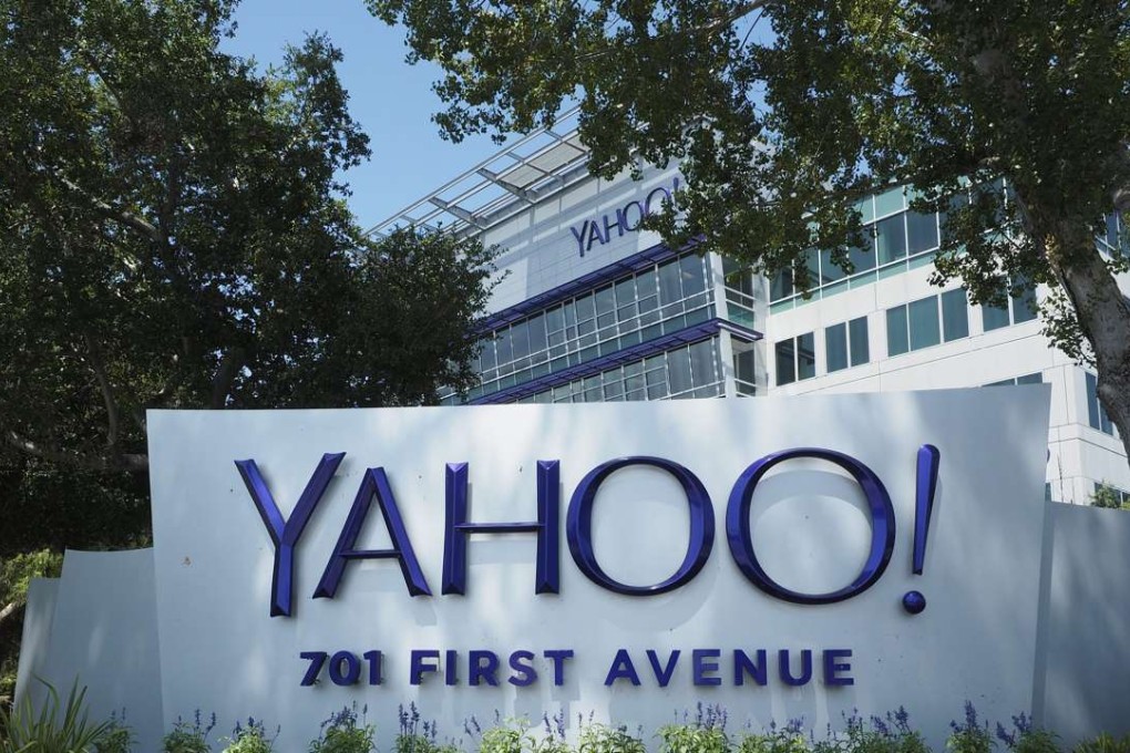 The Yahoo! Corporate Headquarters and campus displaying their updated logo in Sunnyvale, California. Photo: EPA