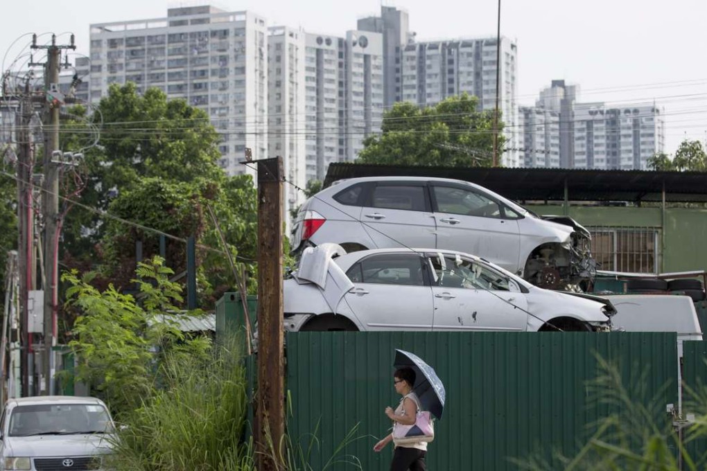 Wang Chau in Yuen Long. Photo: EPA