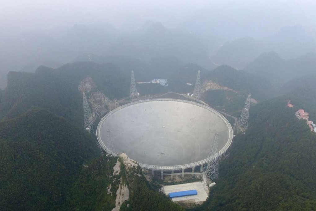 The Aperture Spherical Radio Telescope (FAST) has a 500 metre diameter. Photo: AFP