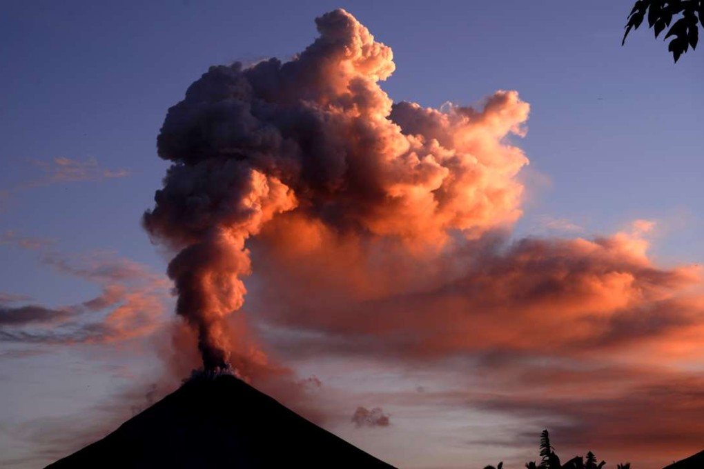 Mount Soputan in Northern Sulawesi erupting in January, 2016. Photo: AFP