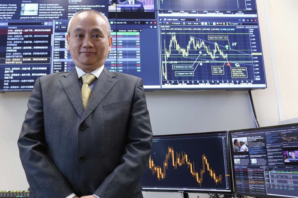 Jasper Lo, chairman of King International and a veteran forex trader, says the tight margin trading is a key reason Hong Kong is losing out to other financial centres. Photo: Jonathan Wong