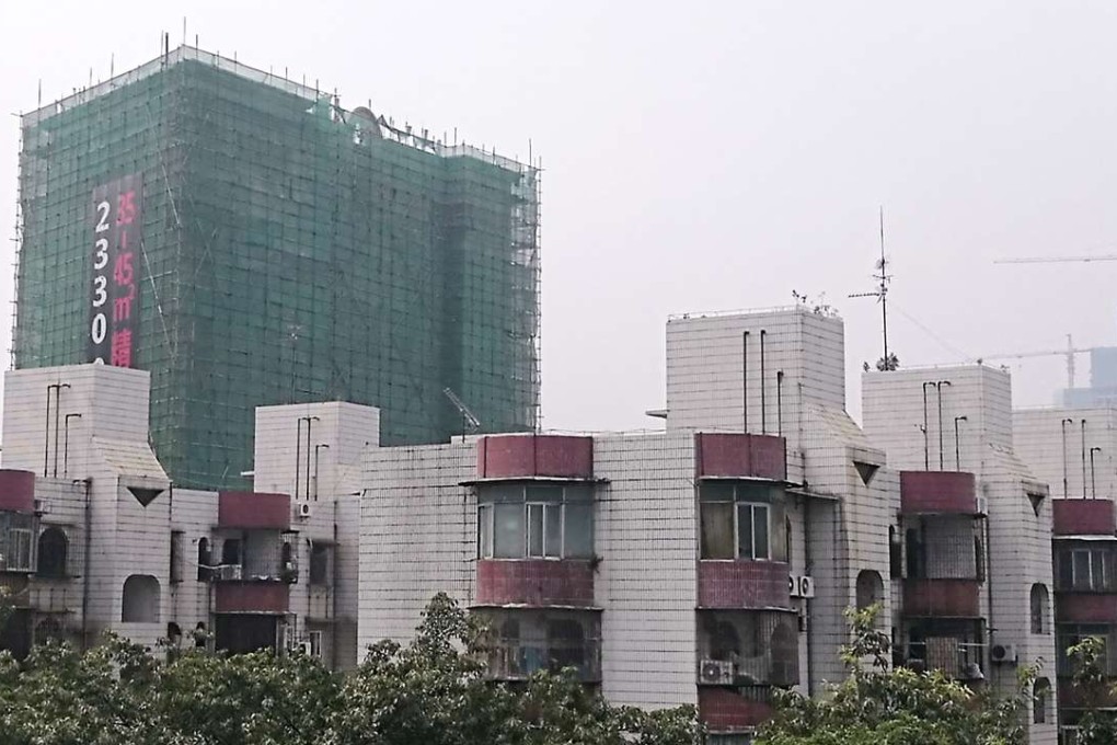 View of the 15-storey building called Qiaocheng Shangyu in Shenzhen’s Nanshan district, where 6 sq m flats were sold but later declared illegal. Photo: SCMP Pictures
