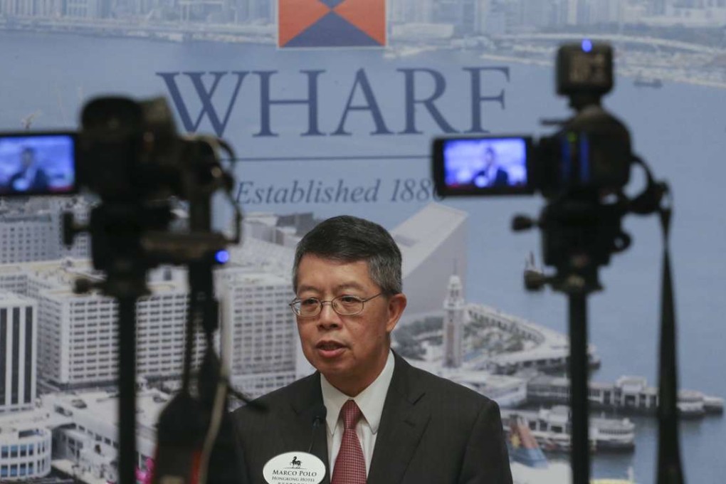 Stephen Ng Tin-hoi, chairman and managing director of the Wharf group, last week declined to provide any update on the widely speculated bidding process. Photo: Felix Wong
