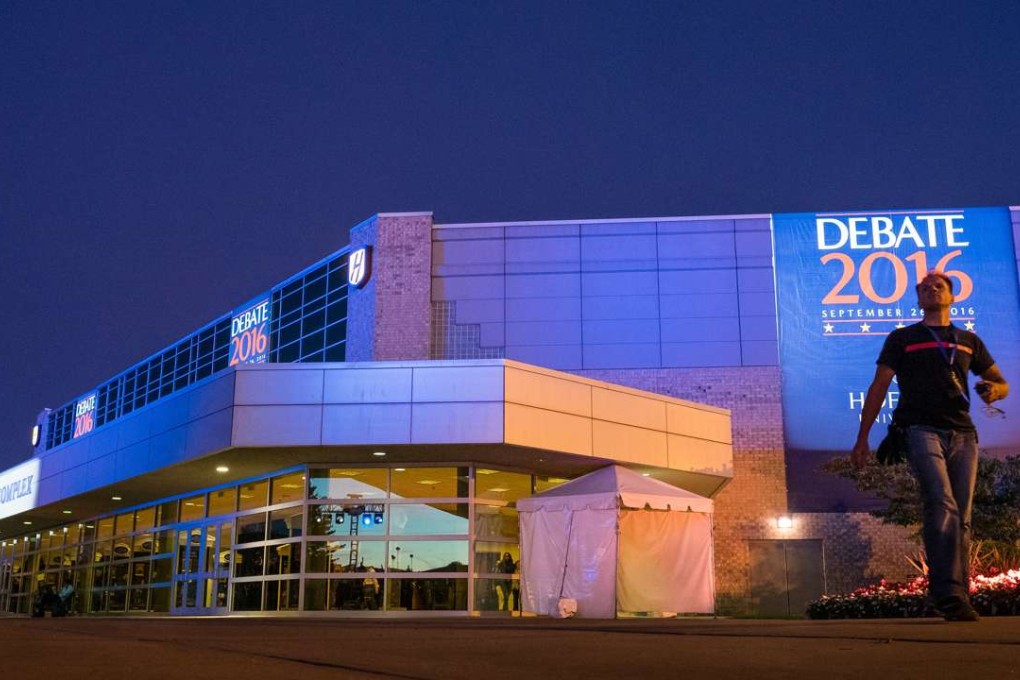 The US presidential debate marks the start of the seven-week home stretch in the race between Democratic nominee Hillary Clinton and her Republican counterpart Donald Trump. Photo: AP