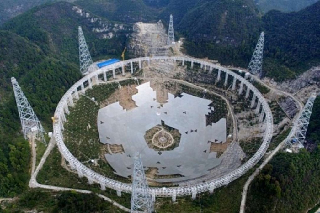 The telescope is located in Guizhou province in China. Photo: SCMP Pictures