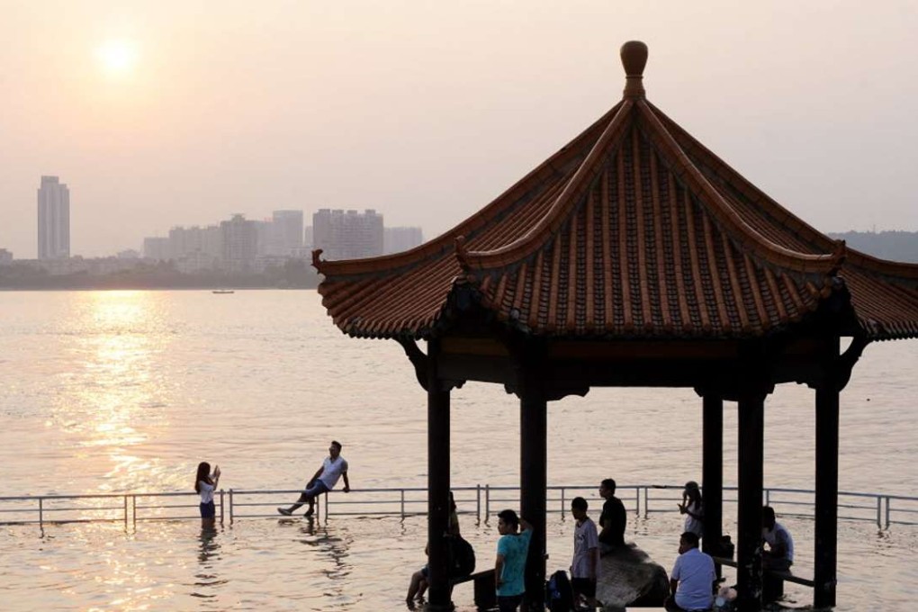 The Yangtze River hitting higher-than-average levels in Wuhan last year. Photo: SCMP Pictures