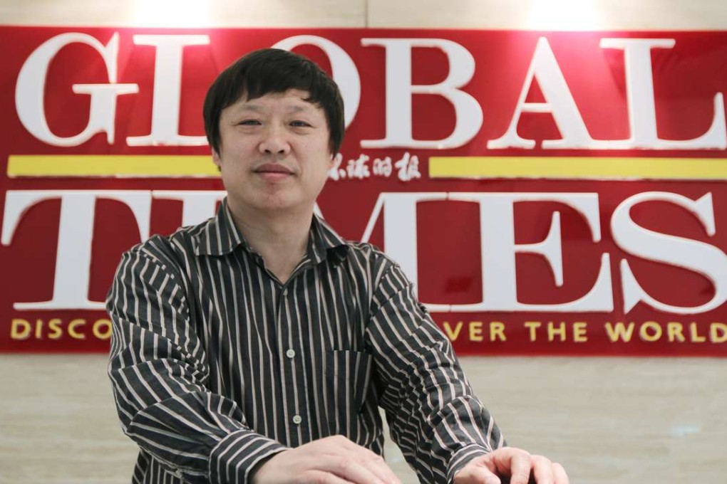 Hu Xijin, chief editor at the Global Times, in 2011. Photo: Simon Song