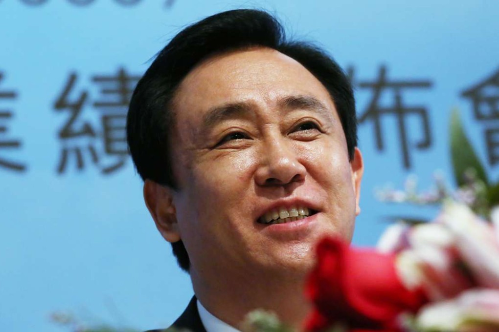 Evergrande chairman Hui Ka-yan says the firm plans to refocus “on property development and other related businesses”. Photo: Nora Tam