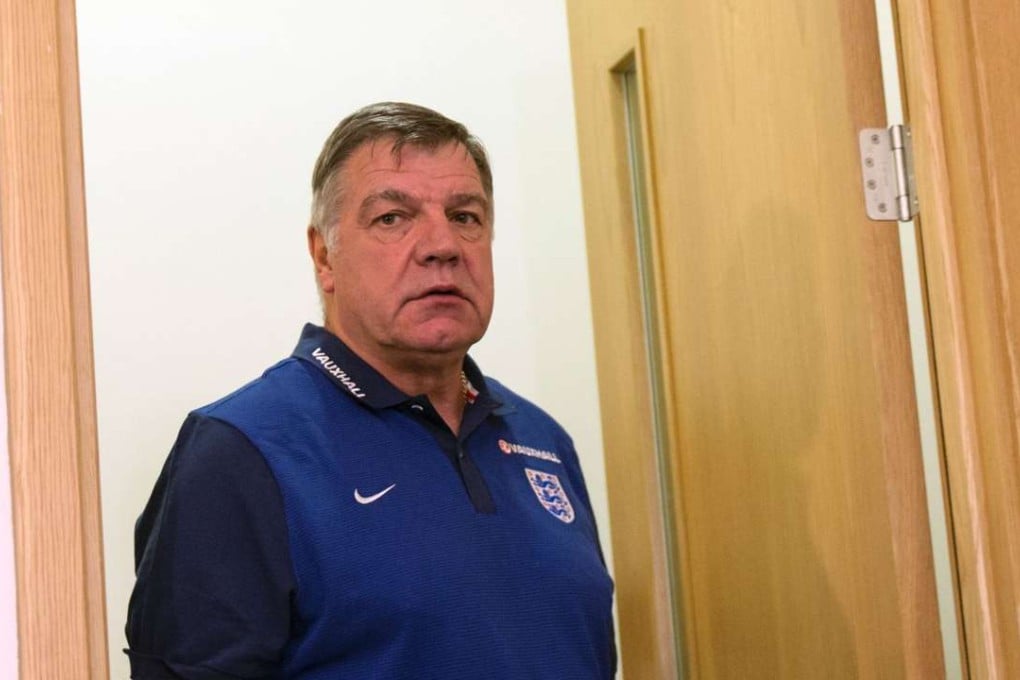 This file photo taken on August 29, 2016 shows England football manager Sam Allardyce as he arrives for a press conference at St George's Park, near Burton-on-Trent, central England. Allardyce's reign as England manager came to a humiliating end on September 27, 2016, as he departed after just 67 days in charge following his controversial comments in a newspaper sting. Allardyce's reign was sensationally brought to a close as he paid the price for indiscreetly talking with undercover Daily Telegraph reporters posing as Far East businessmen. / AFP PHOTO / OLI SCARFF