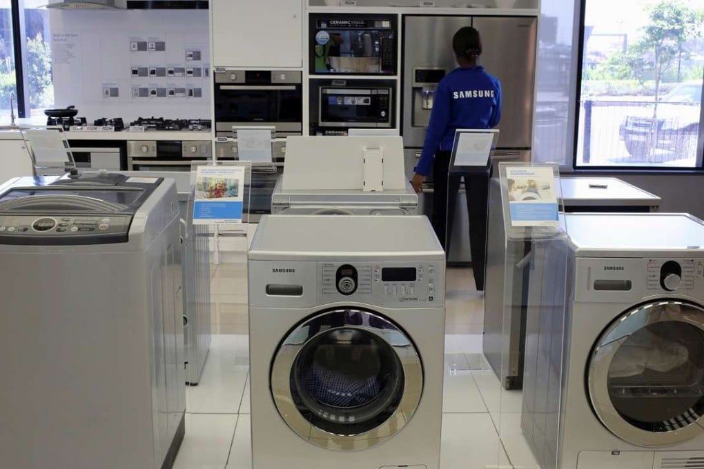 Samsung washing machines are have joined the company’s overheating smartphones as a source of safety concerns. Photo: Reuters