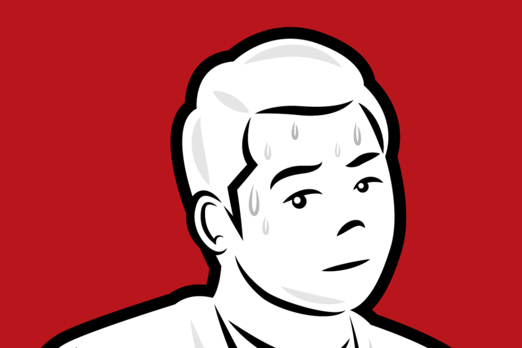Excessive sweating is a key giveaway for when someone is lying and you may catch the offender trying to wipe it away. Photo: Samantha Lee/Business Insider