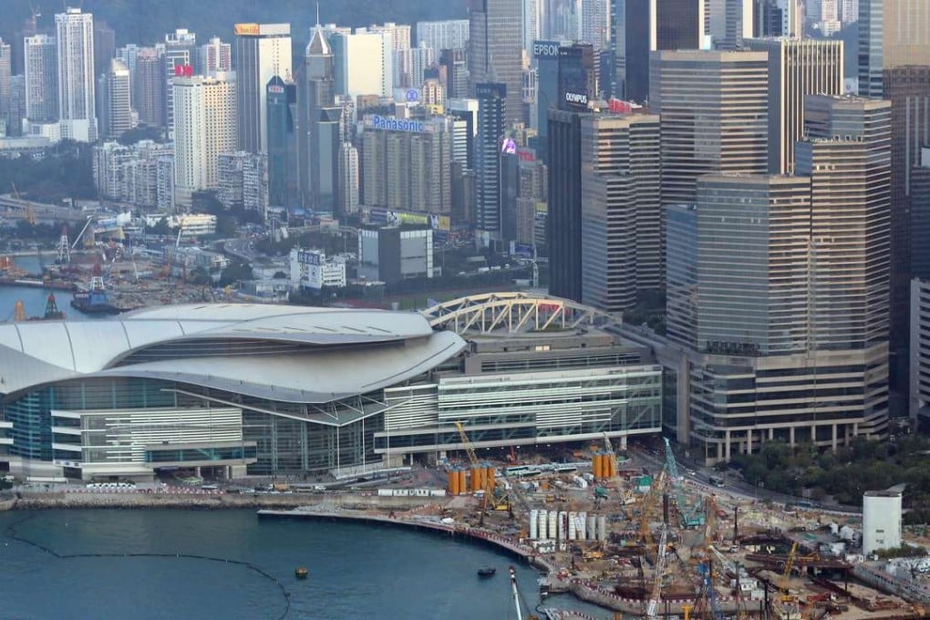 Three consecutive floors at Convention Plaza in Wan Chai have sold for a combined HK$1.38 billion. Photo: David Wong