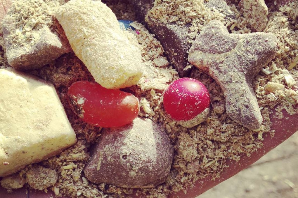 The secret ingredient in wagyu cattle’s diet at Mayura Station in South Australia – gummy bears and worms, and milk chocolate.