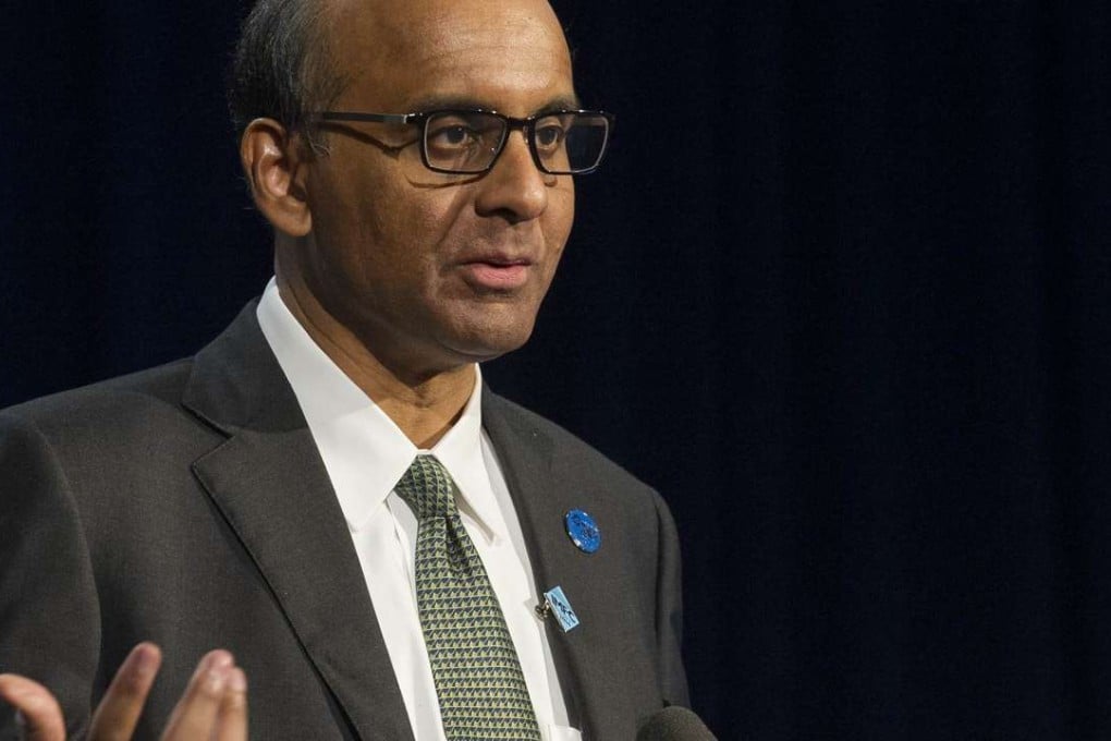 The survey suggested Tharman Shanmugaratnam would be a popular pick for PM. Photo: AFP
