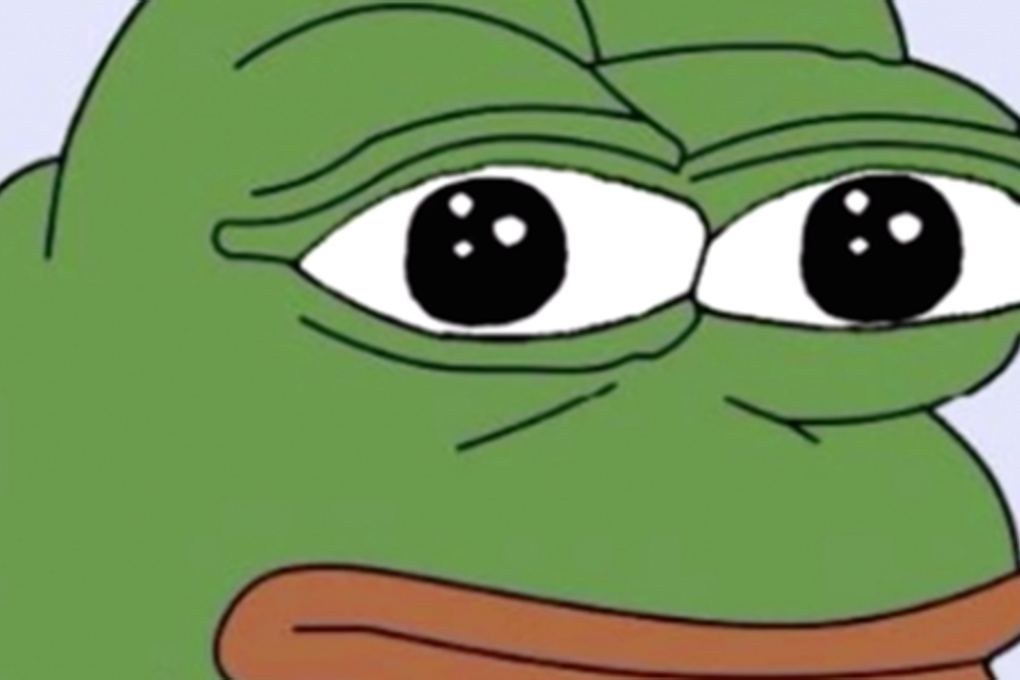 An image of Pepe the Frog. Photo: Wikimedia Commons