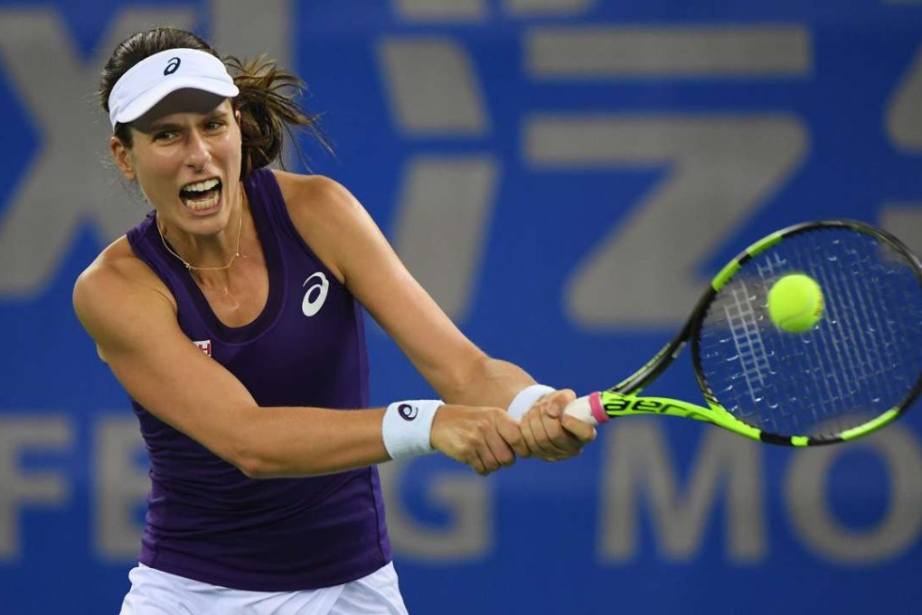 Johanna Konta was eliminated at the quarter-final stage at the Wuhan Open. Photo: AFP