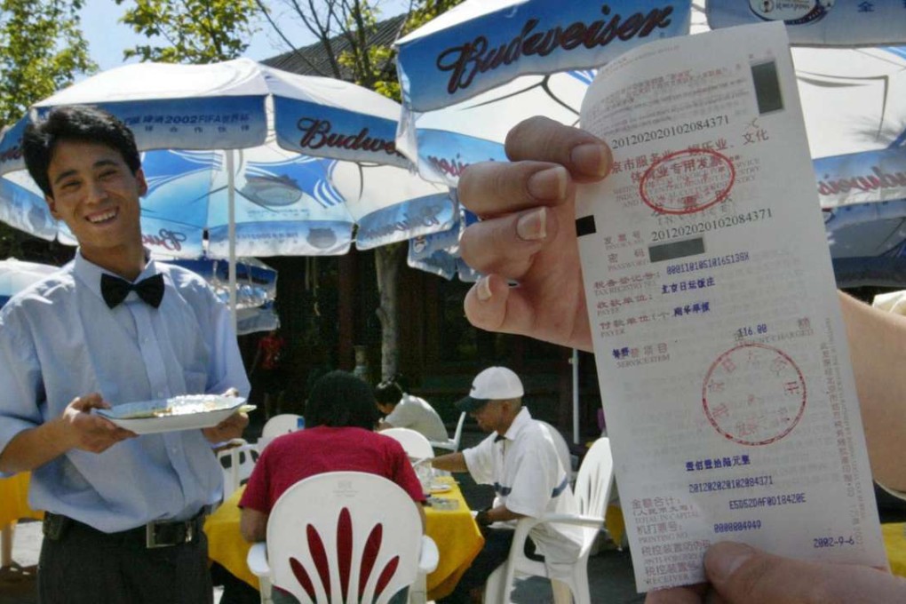 Under the new tax system, the value of invoices issued by suppliers is measured against sales invoices issued by businesses like restaurants to their customers. The VAT amount is based on the difference between the two. Photo: Mark Ralston