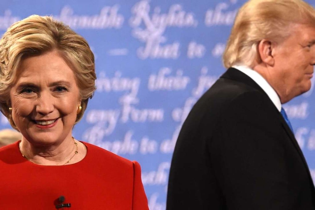 Hillary Clinton (left) is battling against Donald Trump. Photo: AFP