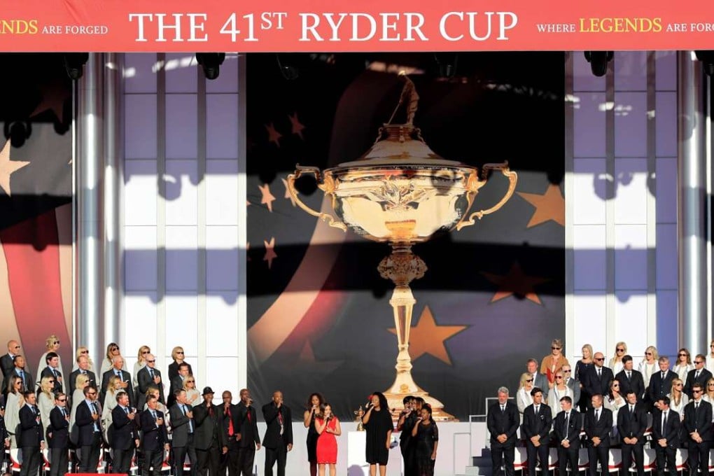 The 2016 Ryder Cup Opening Ceremony was held on Thursday at Hazeltine National Golf Club. Photo: AFP