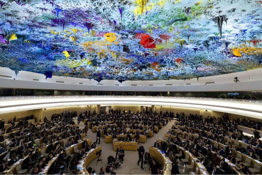 China’s latest National Human Rights Action Plan promises to cooperate with the United Nations Human Rights Council. Photo: AFP