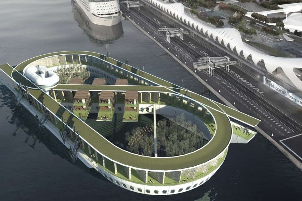 Bread Studio, a local architecture firm, proposed a similar project (pictured) in 2012. The company has also expressed interest in the new floating columbarium. Photo: SCMP Pictures