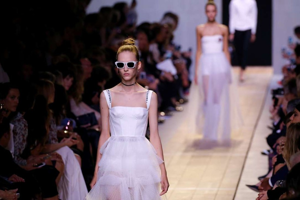 Italian designer Maria Grazia Chiuri brought feminism, fun and sport to her debut Dior show at Fashion Week in Paris. Photo: Reuters