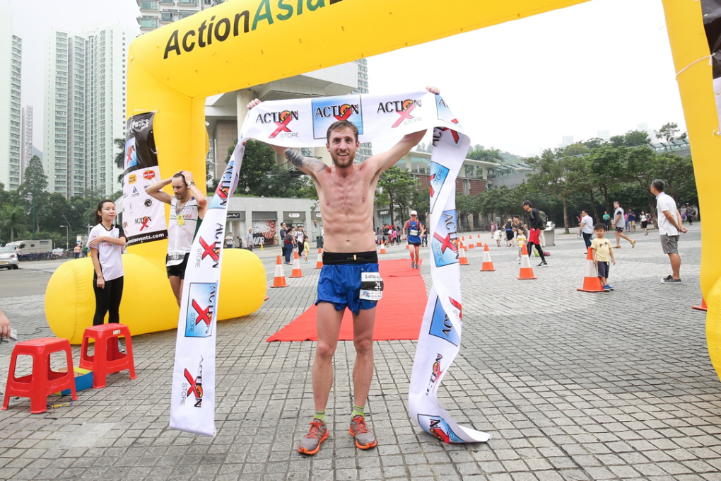 Vlad Ixel after winning the Lantau 2 Peaks. Photos: SCMP Pictures