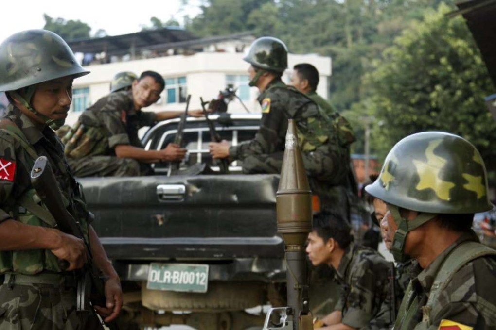 Soldiers of the Kachin Independence Army (KIA) , an armed ethnic group in Myanmar. Photo: AP