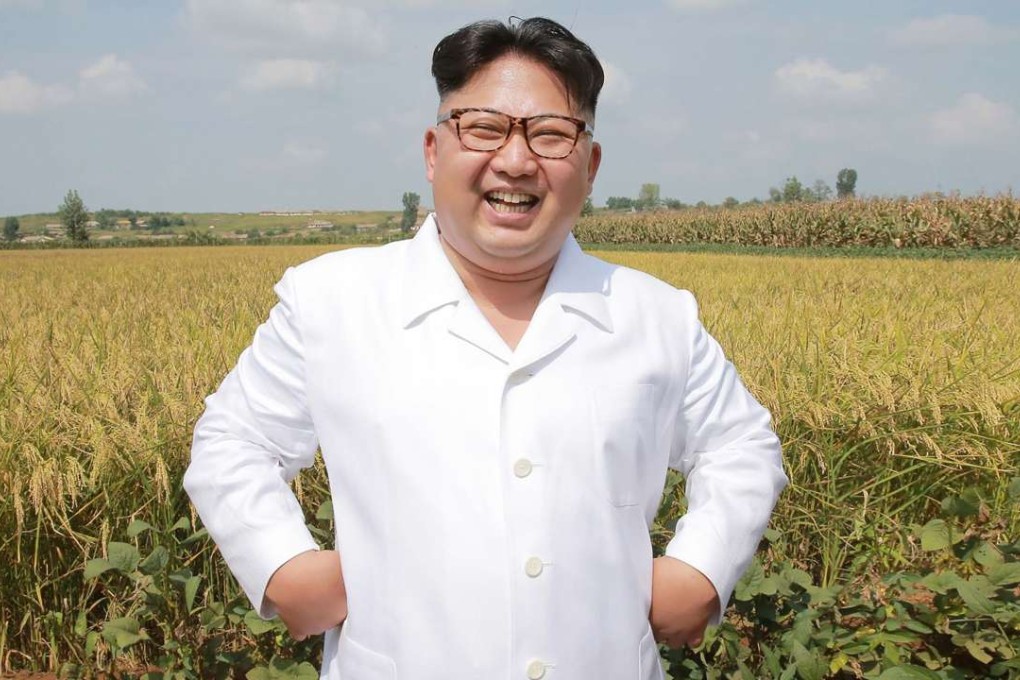 North Korean leader Kim Jong-un inspecting a farm at an undisclosed location in North Korea, in this undated picture released by the Korean Central News Agency last month. Photo: AFP