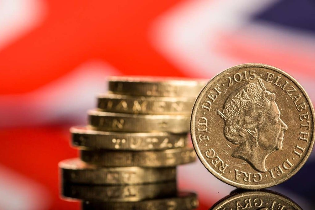 The pound dropped to US$1.2759, its lowest level since June 1985. Photo: Bloomberg