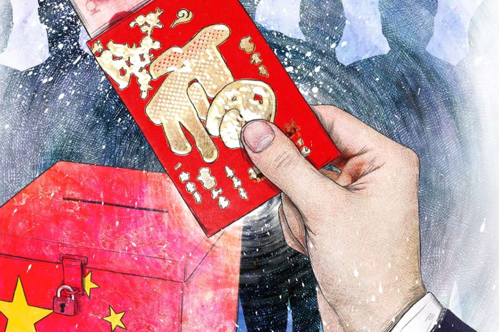 Last month 45 of Liaoning province’s 102 National People’s Congress deputies and 454 of the 612 members of the provincial people’s congress were expelled. Illustration: Lau Ka-kuen