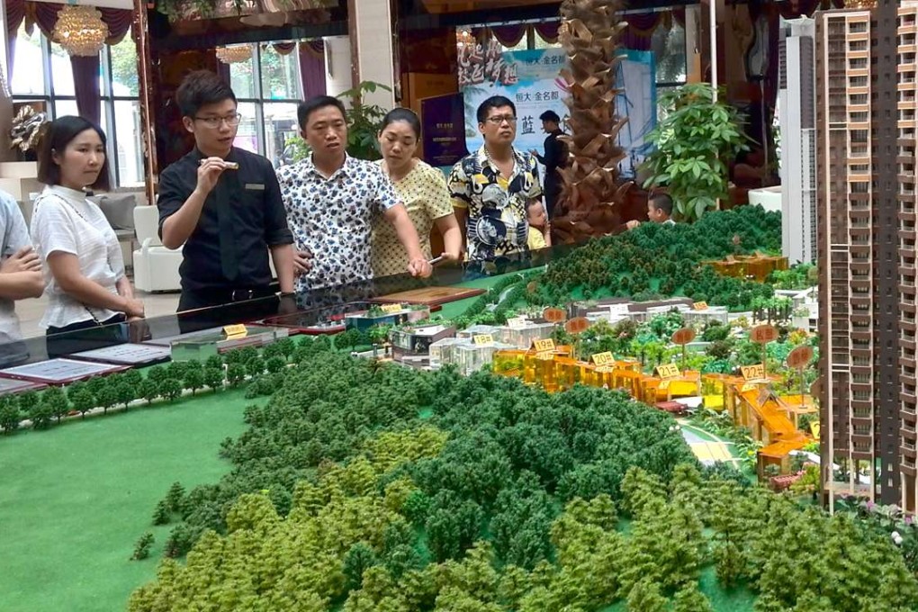 A sales office in Foshan, in Guangdong Province. Franklin Templeton says it is to focus its Asia real estate investments on the China and Hong Kong residential sectors, optimistic long-term housing demand will remain strong. Photo: Xinhua