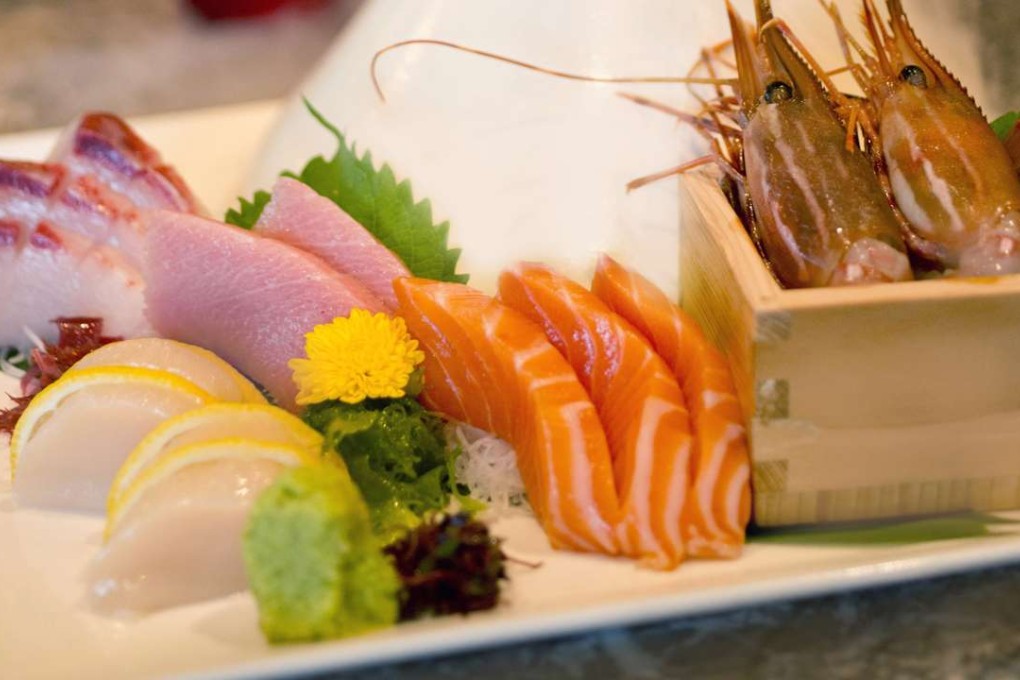 Sashimi at Fujiyama Mama.