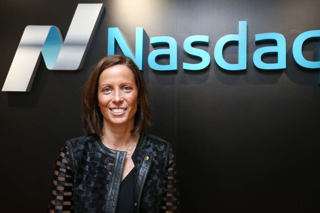 Adena Friedman, president of New York-based Nasdaq, the second-largest stock exchange in the world. Photo: Jonathan Wong