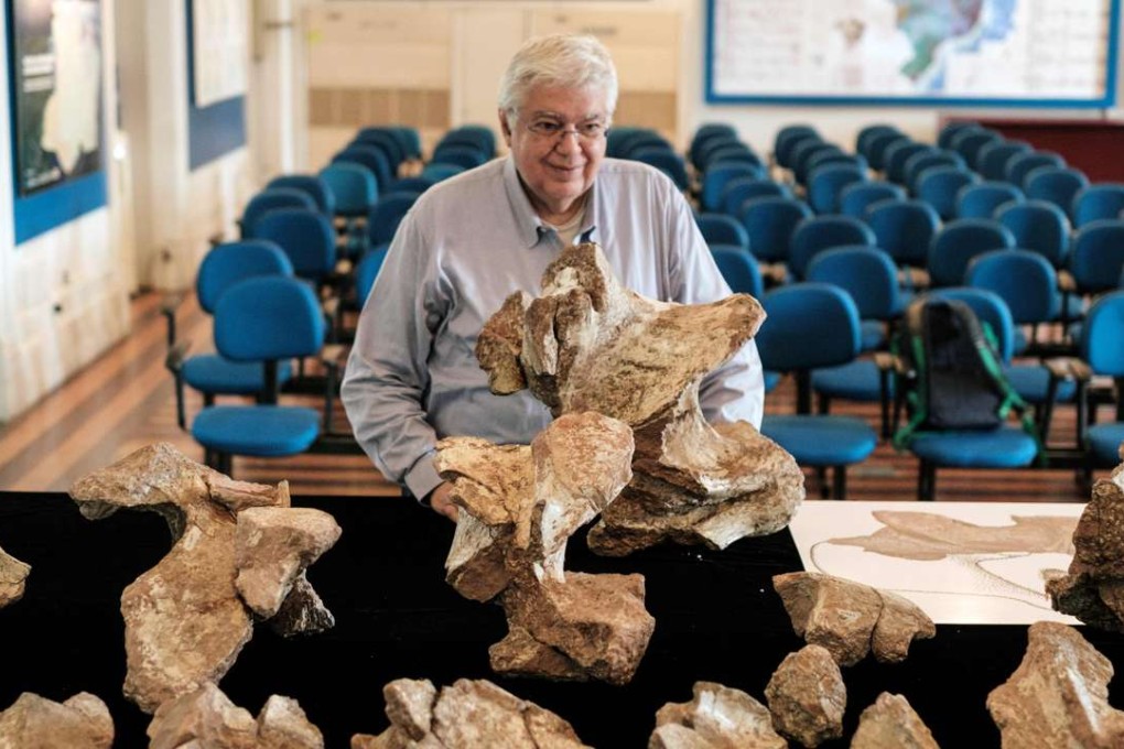 The Director of Earth Science Museum, Diogenes de Almeida Campos. Photo: AFP
