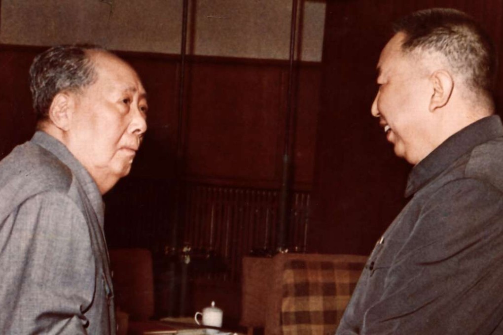 Chairman Mao Zedong with his successor Hua Guofeng in 1976. Photo: Xinhua