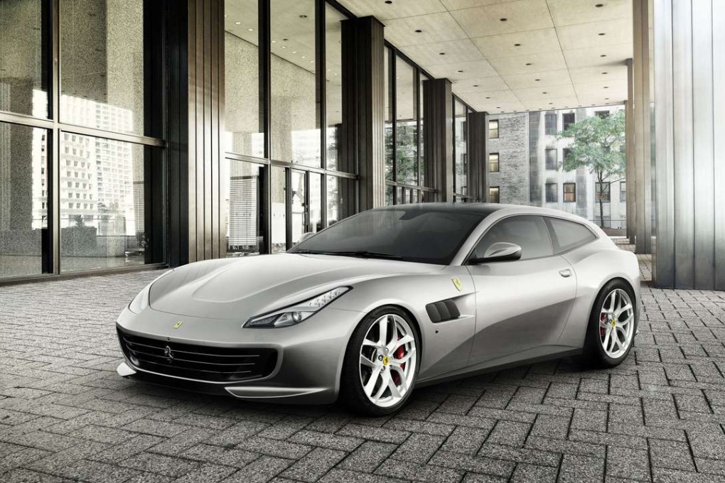 Ferrari launched the 610hp GTC4Lusso T, its first V8 full four-seater, at the Paris Motor Show. Photo: SCMP Handout