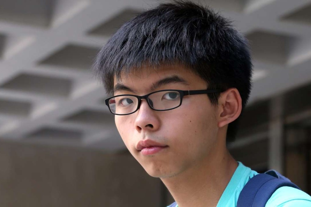 Joshua Wong reportedly agreed to stick to topics such as his personal life and the situation in Hong Kong. Photo: K. Y. Cheng