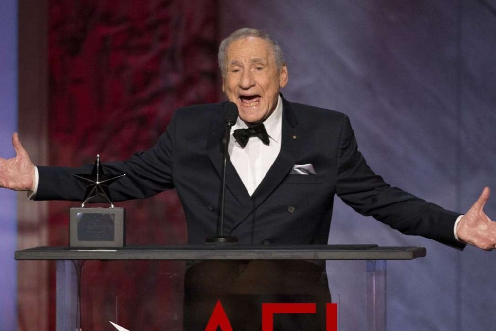 “I would love to tell Gene all about this night,” Mel Brooks told the audience at a special Hollywood screening of Young Frankenstein, the film he made in 1974 with the late Gene Wilder. Photo: Reuters