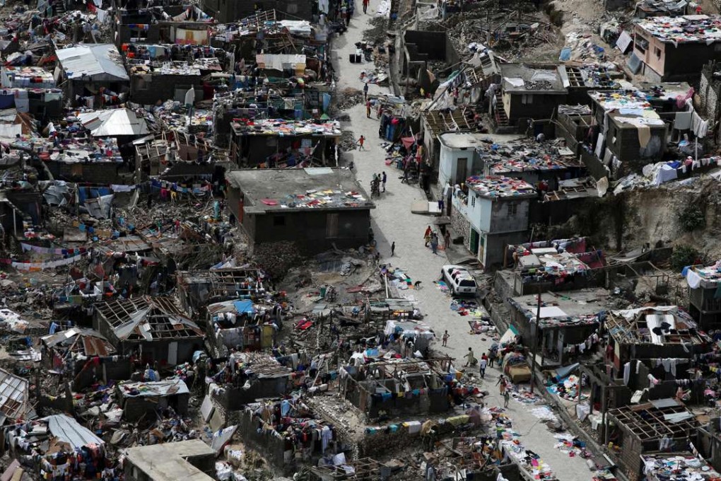 Scenes of destruction after Hurricane Matthew hit Jeremie in Haiti. Photo: Reuters