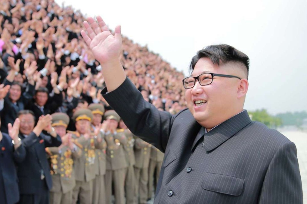 North Korean leader Kim Jong-un after a successful missile test. Photo: AFP