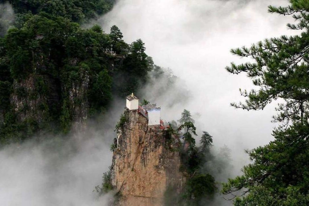 The cluster of tiny temples straddle peaks more than 1,660 metres above sea level. Photo: SCMP Pictures