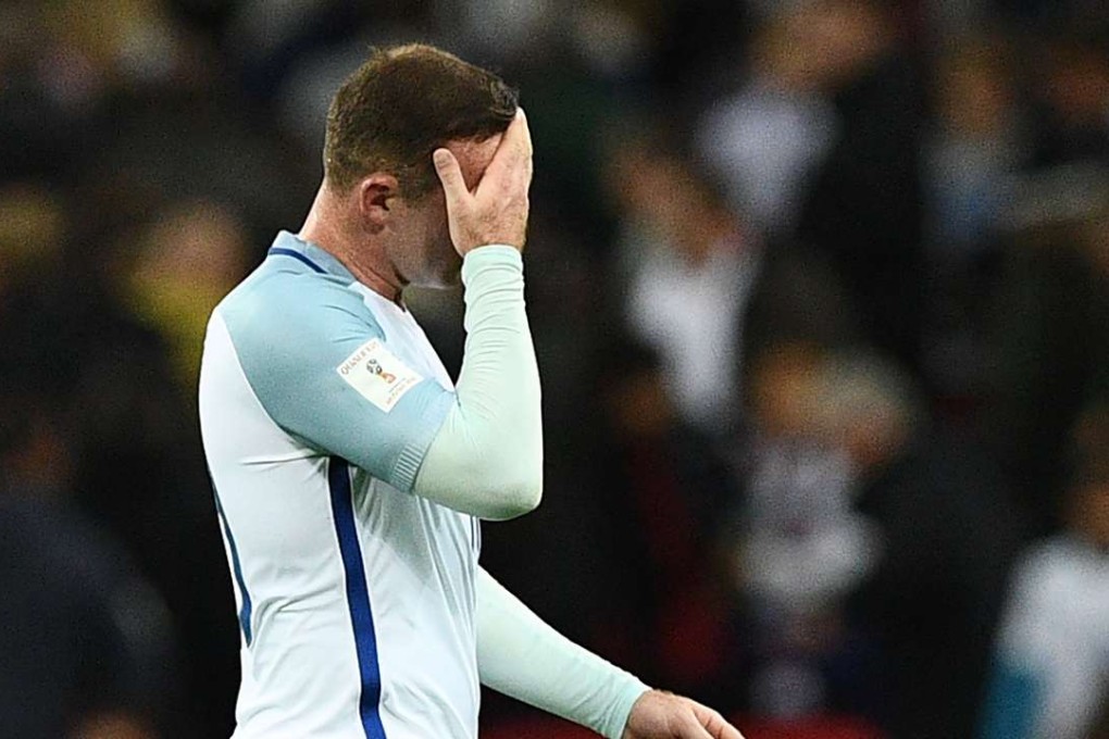 Wayne Rooney leaves the pitch after England’s victory over Malta. Photo: AFP