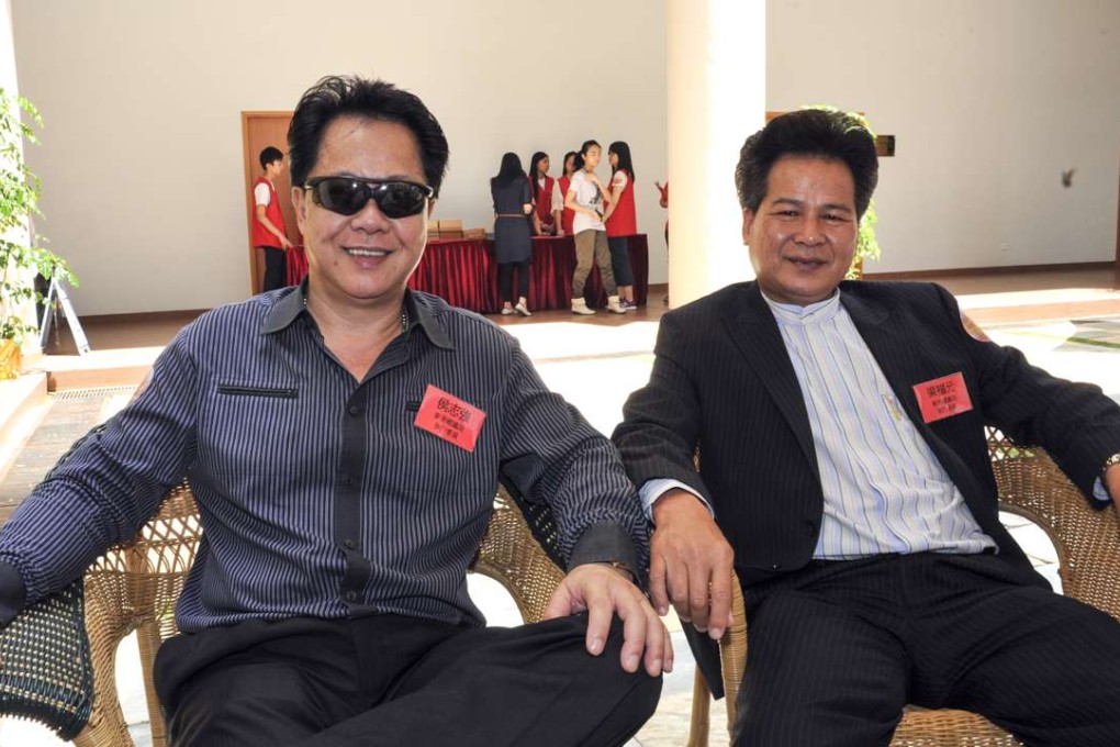 Village leaders Bowie Hau (left) and Leung Fuk-yuen. Photo: Bruce Yan