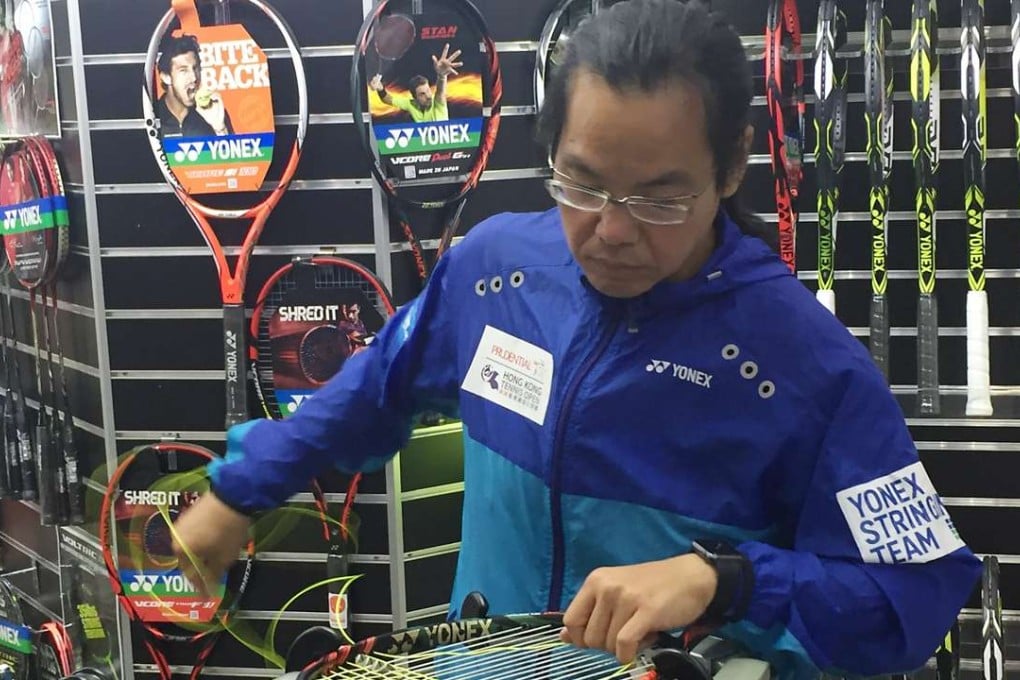 Hong Kong-based racquet stringer Dickie Lee. Photos: SCMP Pictures