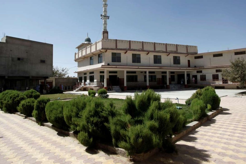 The Al Haaj mosque where Taliban chief Habibullah Akhundzada lived and taught for years in Kuchlak outside Quetta, Pakistan. Photo: Reuters