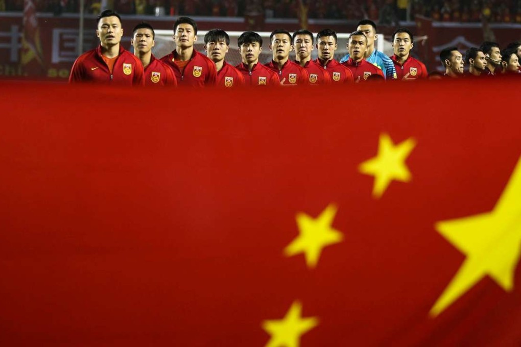 China prepare to play Syria. Photo: Reuters