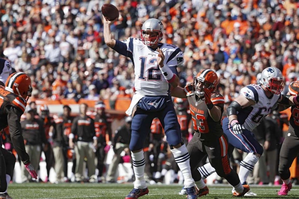 Tom Brady against the Cleveland Browns. Photo: AFP